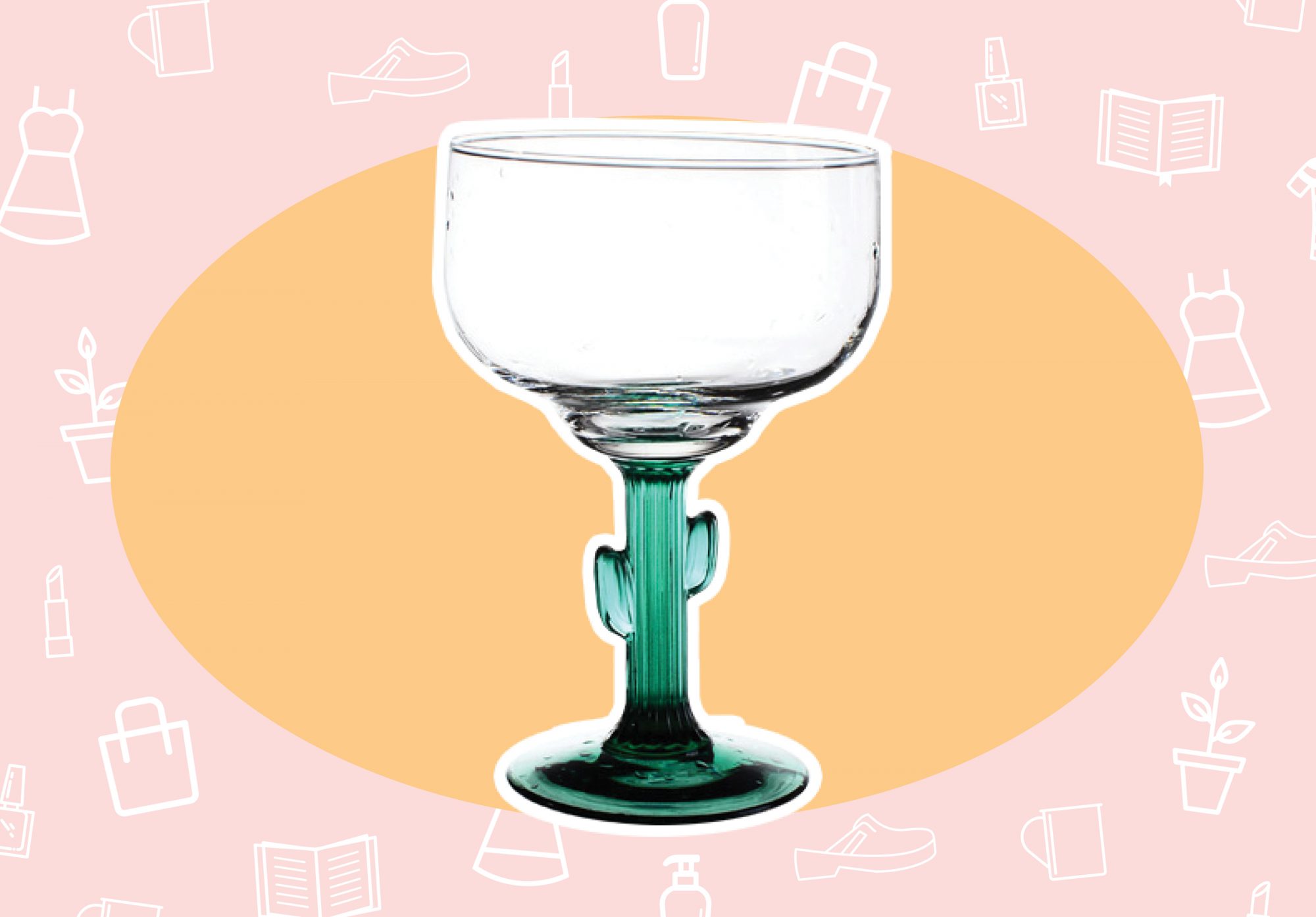 Large Wine Cup - Glass - Pink - Yellow - Blue - Green - ApolloBox