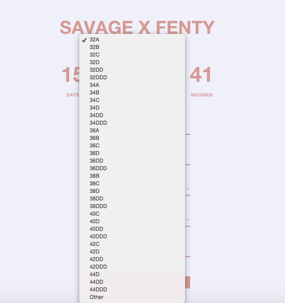 Savage X Fenty Bra Various Sizes See Description - Simpson