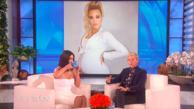 kim kardashian ellen tristan thompson cheating