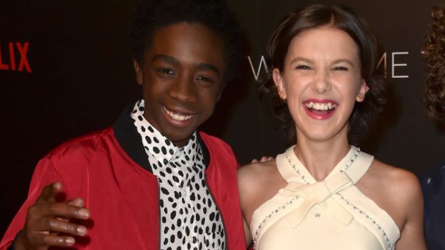 Picture of Millie Bobby Brown Caleb McLaughlin