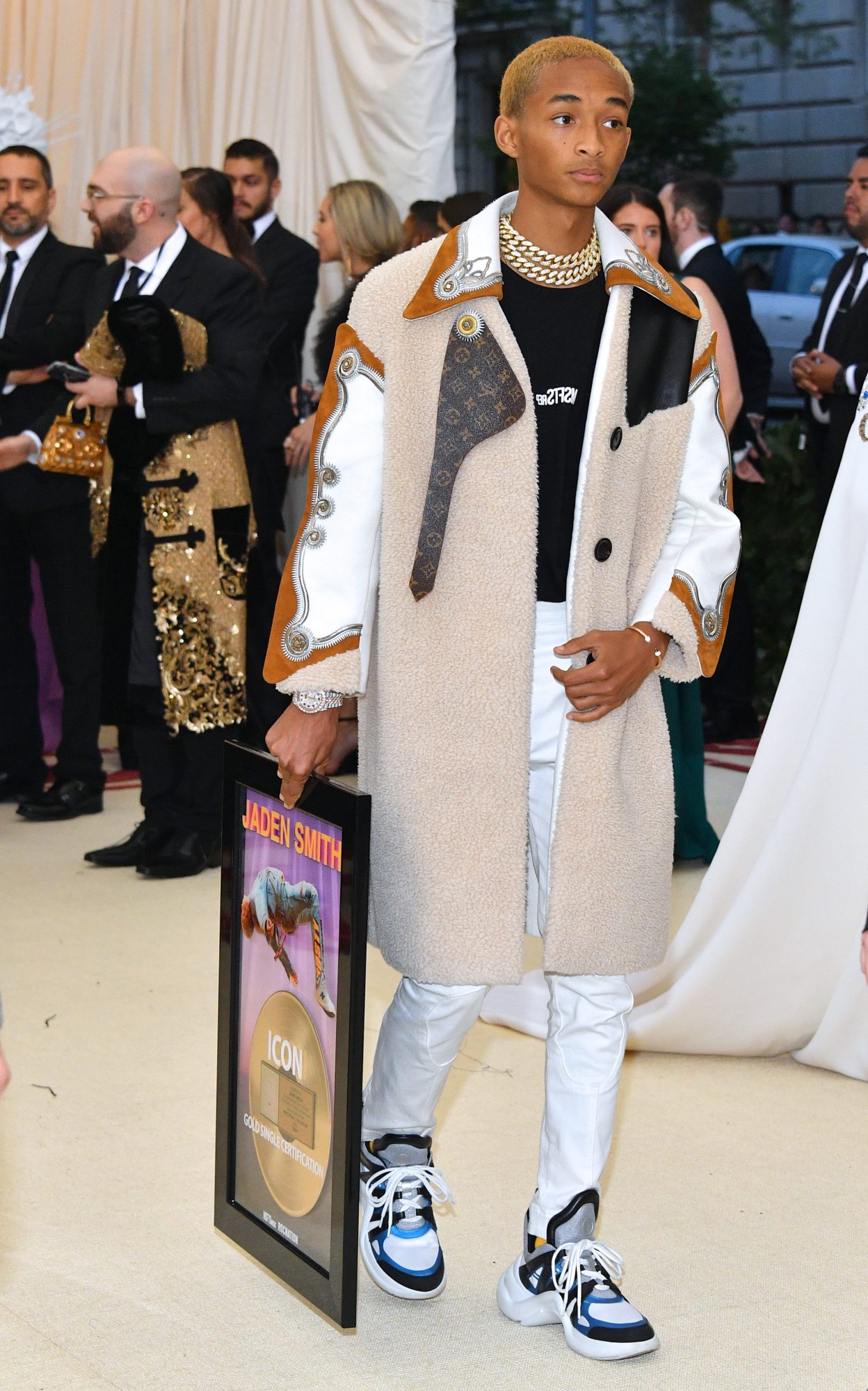 Jaden Smith Brings a Gold Record to the Met Gala 2018