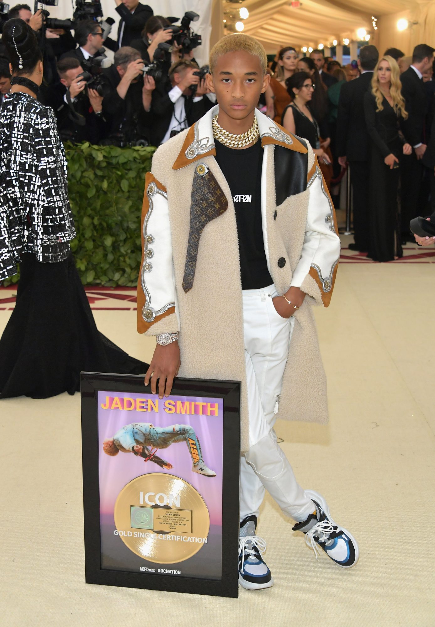 jaden smith's take on the met gala theme? self-worship, baby