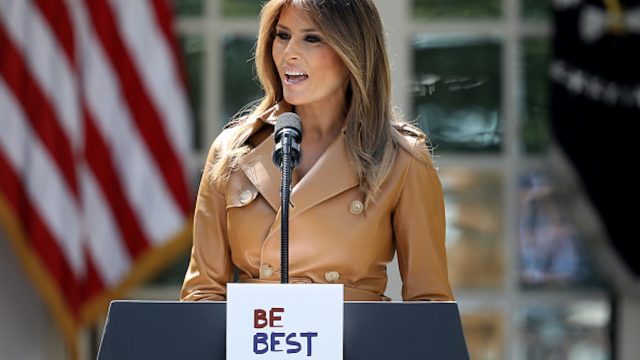 Melania Trump at the "Be Best" launch