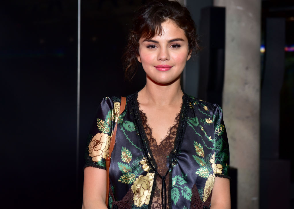 Selena Gomez Arrives at the Met Gala in an Angelic Coach Dress