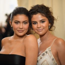NEW YORK, NY - MAY 07: Kylie Jenner and Selena Gomez attends the Heavenly Bodies: Fashion & The Catholic Imagination Costume Institute Gala at The Metropolitan Museum of Art on May 7, 2018 in New York City.