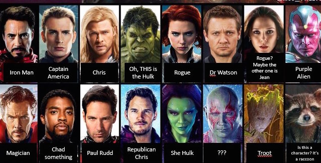 One Wife Hilarious Fails at Naming All the Avengers And It s