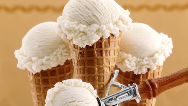 vanilla ice cream