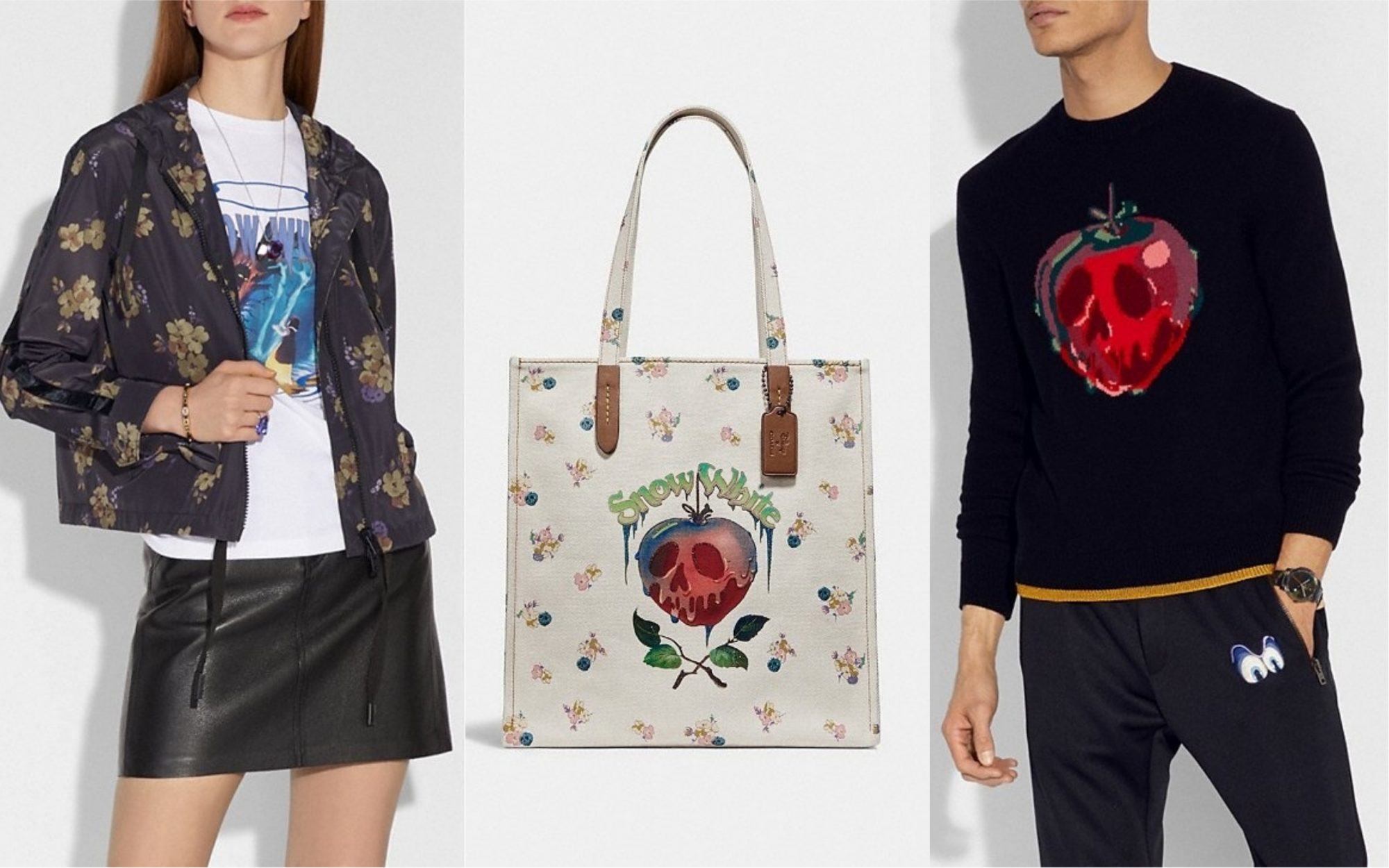 Disney x coach store poison apple tote