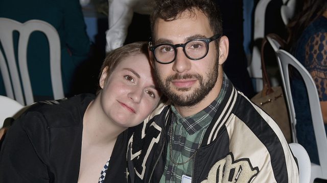 BEVERLY HILLS, CA - OCTOBER 04: Actress/writer Lena Dunham and musician Jack Antonoff attend The Rape Foundation's annual brunch at Greenacres, The Private Estate of Ron Burkle on October 4, 2015 in Beverly Hills, California