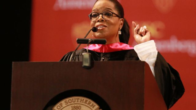 Picture of Oprah USC Commencement Speech