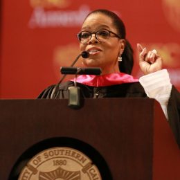 Picture of Oprah USC Commencement Speech