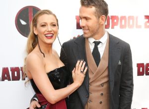 NEW YORK, NY - MAY 14: Actress Blake Lively and actor Ryan Reynolds pose for a picture during the "Deadpool 2" New York Screening at AMC Loews Lincoln Square on May 14, 2018 in New York City.