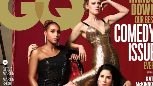 The cover for the 2018 "GQ" comedy issue has been unveiled.