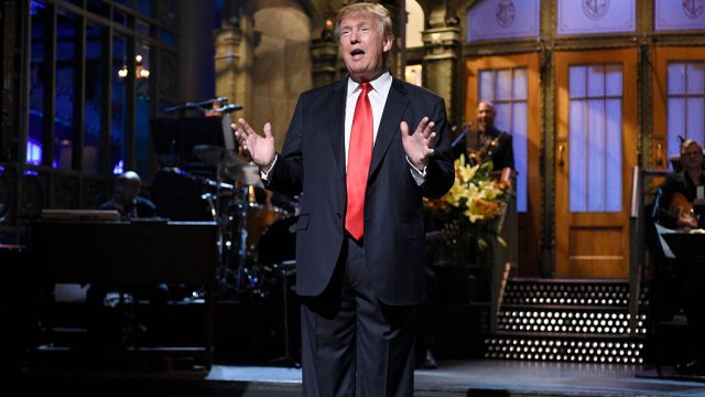 Picture of Donald Trump Pete Davidson SNL