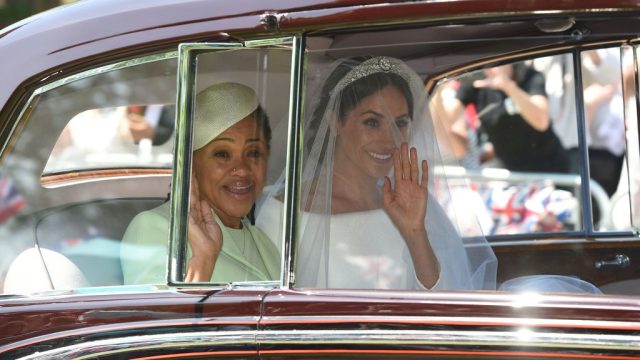 Picture of Meghan Markle's Wedding Dress Car
