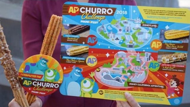 Photo of Disneyland AP Churro Challenge Map