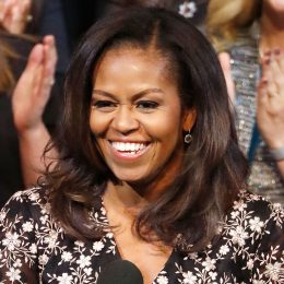 WASHINGTON, DC - FEBRUARY 02: Michelle Obama, former First Lady of the United States, honors the 2018 School Counselor of Year at a special celebration at The Kennedy Center on February 2, 2018 in Washington, DC.