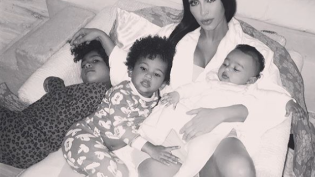 kim kardashian family kids
