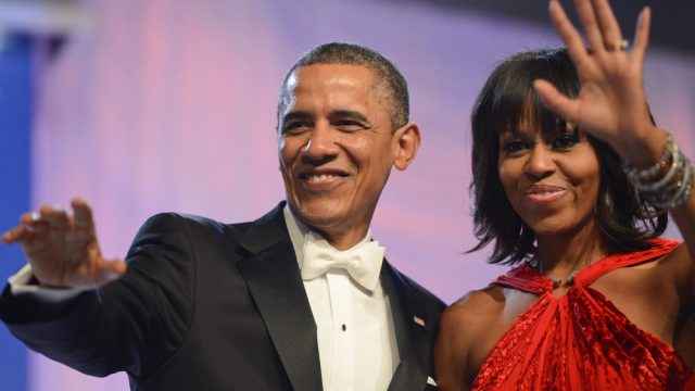 Michelle Obama posts adorable throwback wedding photo.