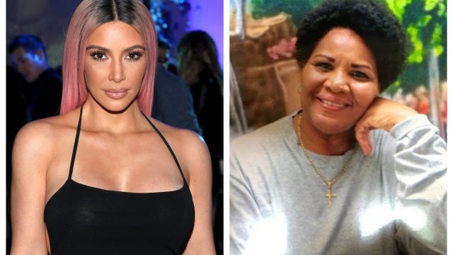 Image of Kim Kardashian and Alice Johnson