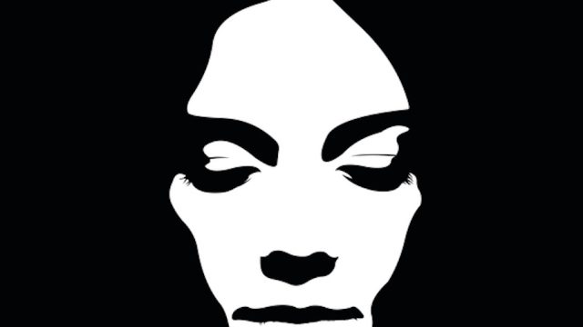 Illustration of woman looking down