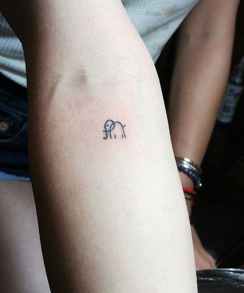 Elephant Temporary Tattoo set of Two Small Elephant Temporary Tattoo  Bohemian Temporary Tattoo Boho Accessory Boho Gift Idea - Etsy