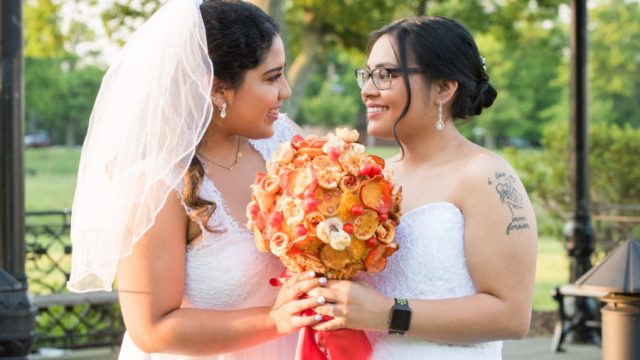 Image of the pizza bouquet