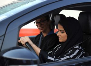 Saudi Arabia gives first ever drivers licenses to women.