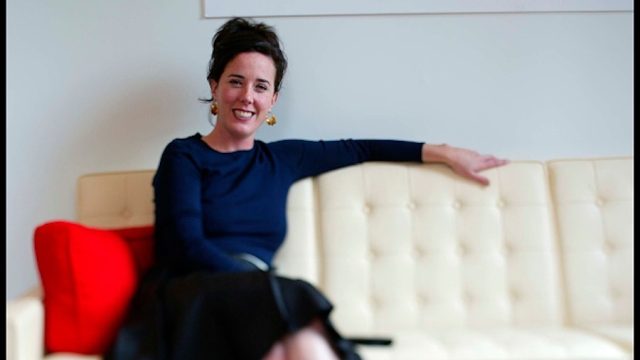 Kate Spade at her offices