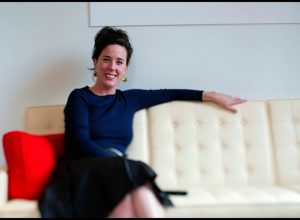 Kate Spade at her offices