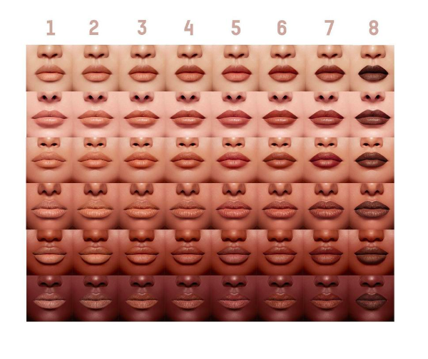 kkw lip swatches