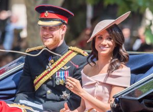 Picture of Meghan Markle Trooping the Colour Dress