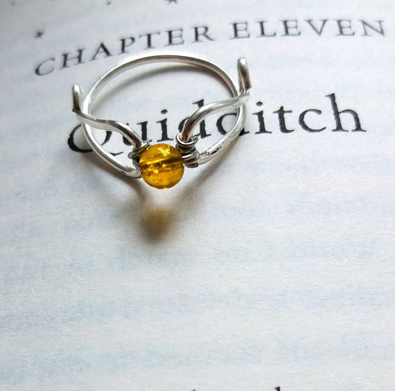 Snitch ring clearance harry potter