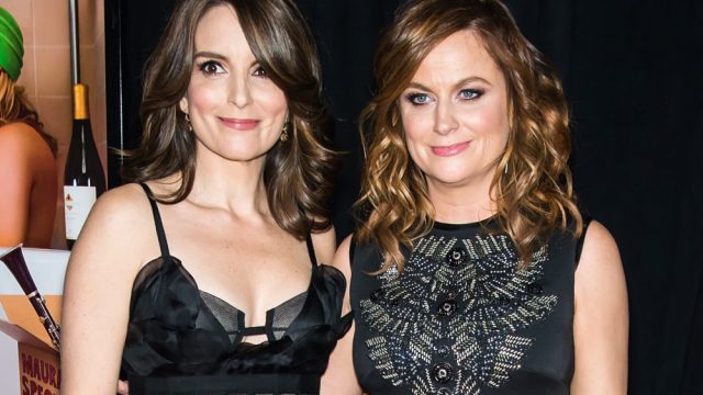 NEW YORK, NY - DECEMBER 08: Actress/comedian/writer/producer Tina Fey and actress Amy Poehler attend the 'Sisters' New York Premiere at Ziegfeld Theater on December 8, 2015 in New York City.