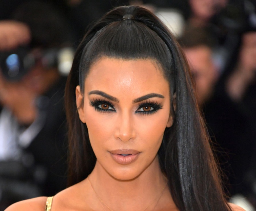 Kim k shop blue black hair