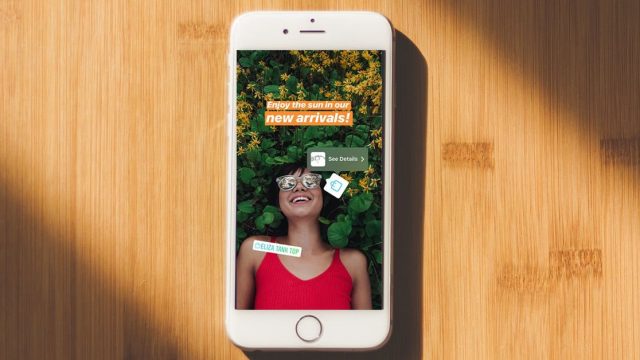 shop instagram stories