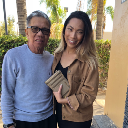 Author and her biological dad