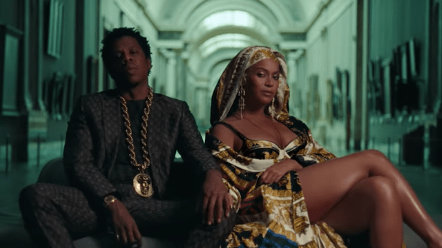 Beyoncé and Jay-Z in "APESHIT"