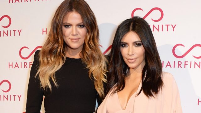 Kim and Kourtney