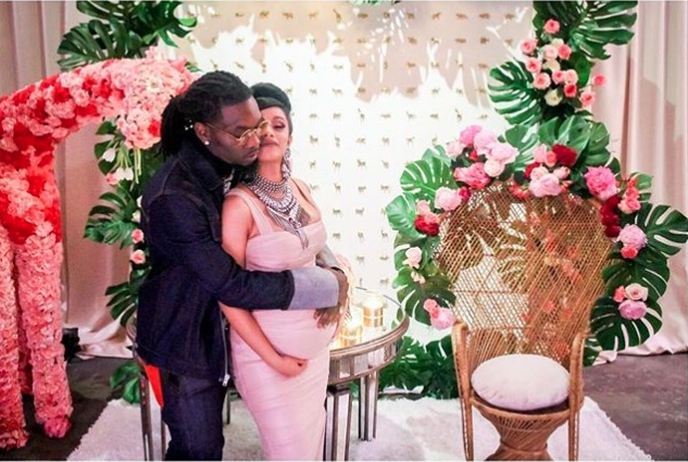 CARDI B CELEBRATES BABY SHOWER WITH FAMILY AND FRIENDS
