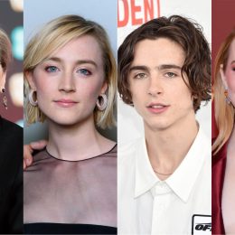 Timothee Chalamet, Saoirse Ronan, Meryl Streep, Emma Stone in Little Women