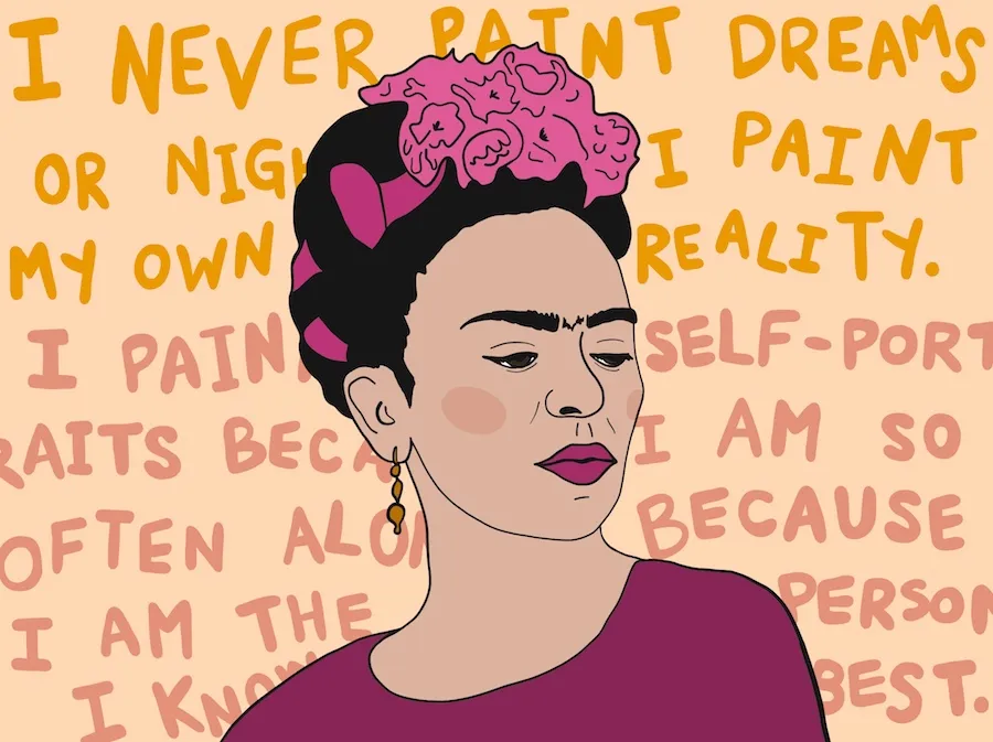 Frida Kahlo illustration
