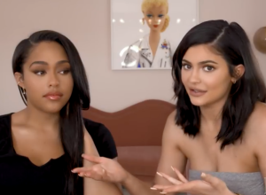 Kylie Jenner and Jordyn Woods chatting on YouTube