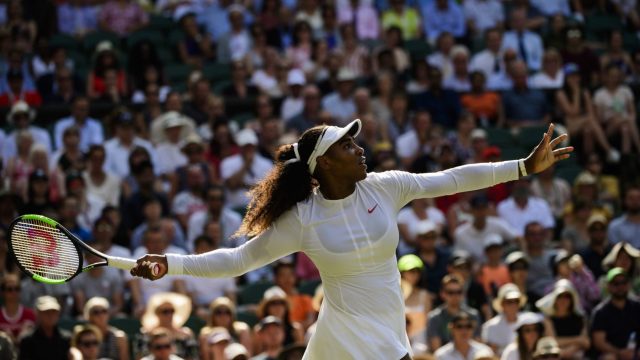Photo of Serena Williams at Wimbledon 2018