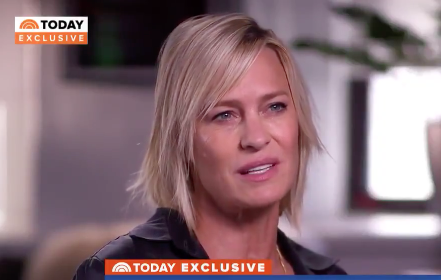 Robin Wright Opens Up About Kevin Spacey And The MeToo   Robin Wright Kevin Spacey 