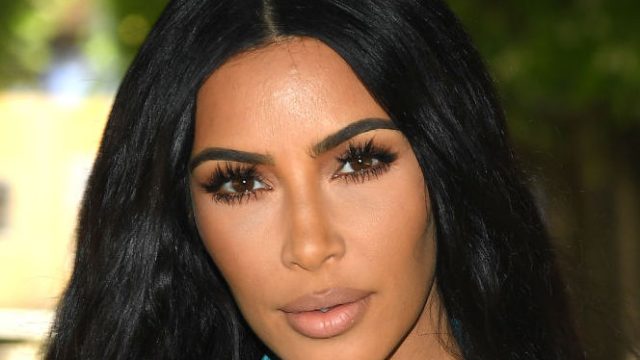 PARIS, FRANCE - JUNE 21: Kim Kardashian attends the Louis Vuitton Menswear Spring/Summer 2019 show as part of Paris Fashion Week on June 21, 2018 in Paris, France
