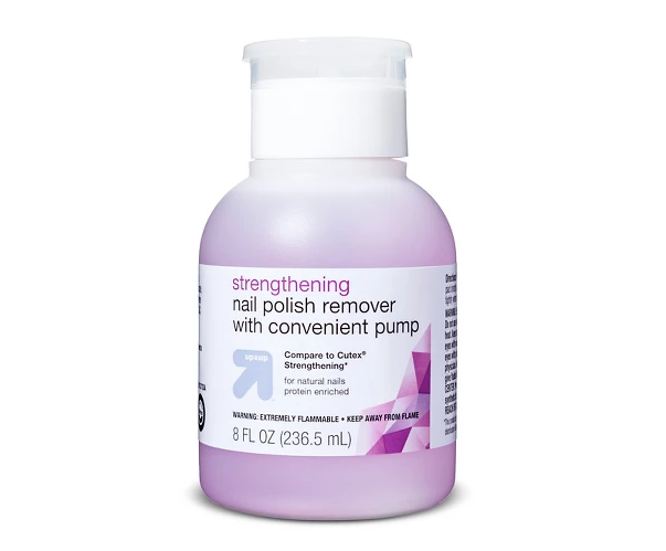 up and up strengthening nail polish remover