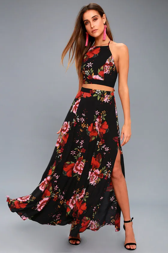Lulus-Valeria-floral-print-two-piece-maxi-dress