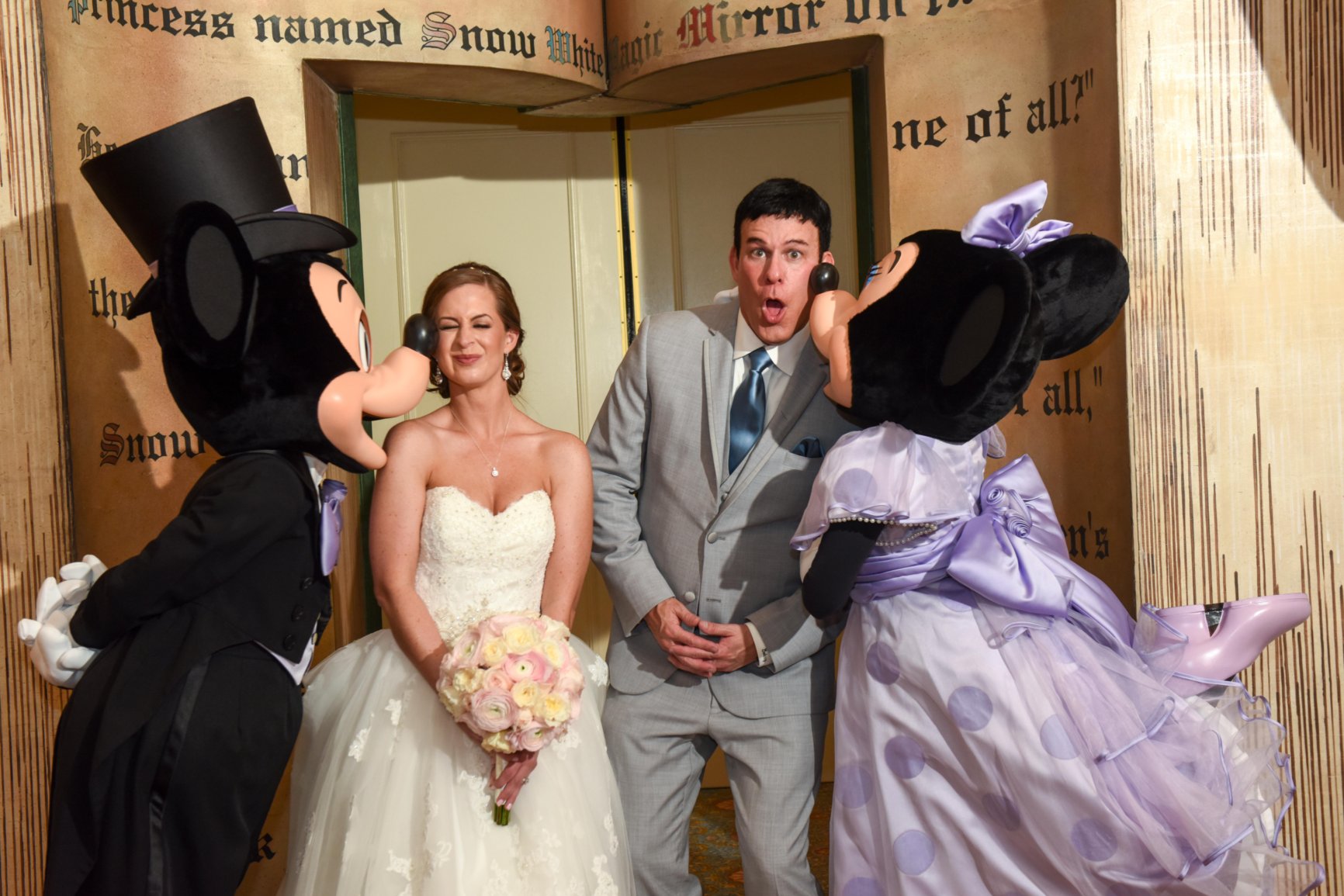 Harleysville Bride Sees Color for First Time at Disney World Fairy Tale  Wedding