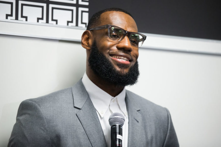 Lebron james store opens school